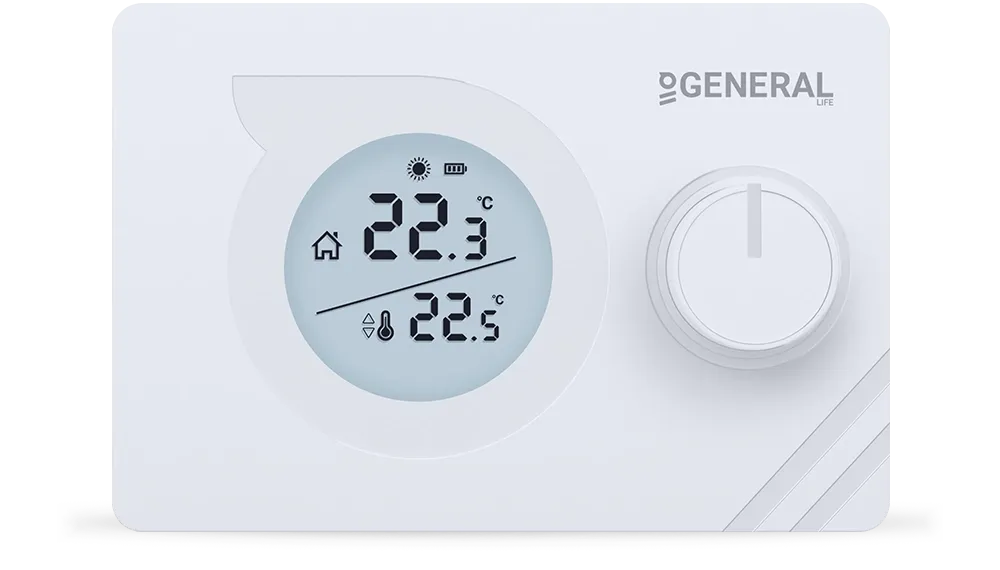 MITRA HT220 RF Wireless Room Thermostat - White