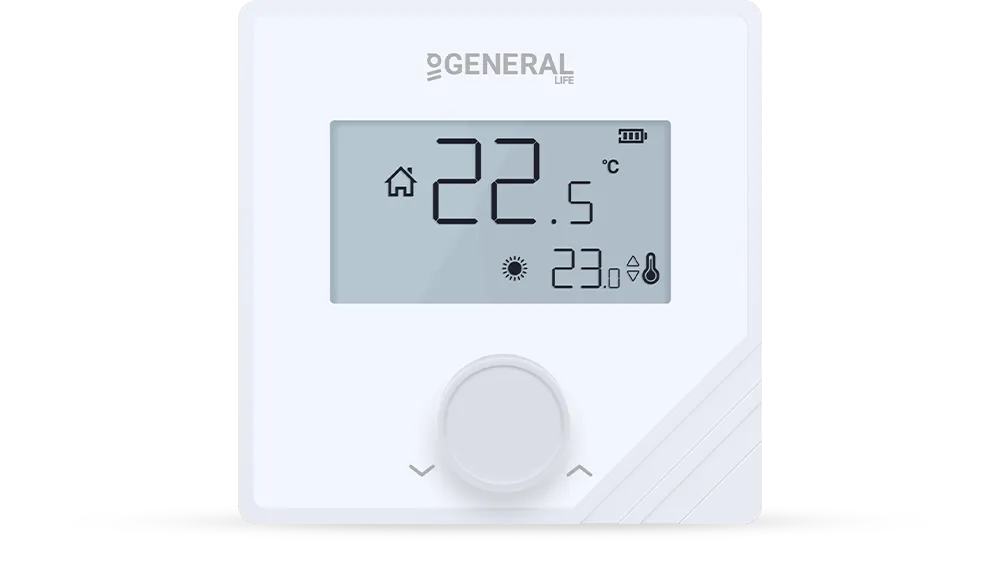 MITRA HT25S Wired Room Thermostat - White