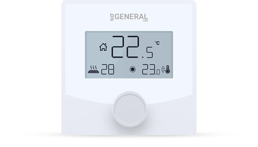 SENNA FH25S Underfloor Heating Thermostat - White