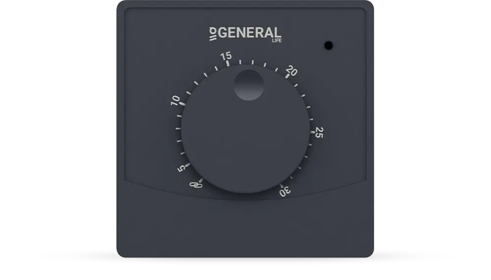 SENNA HT10 RF Wireless Room Thermostat - Black