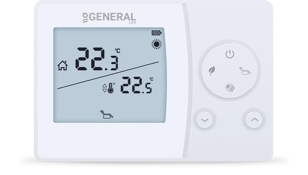 SENNA HT270S Wired Room Thermostat - White