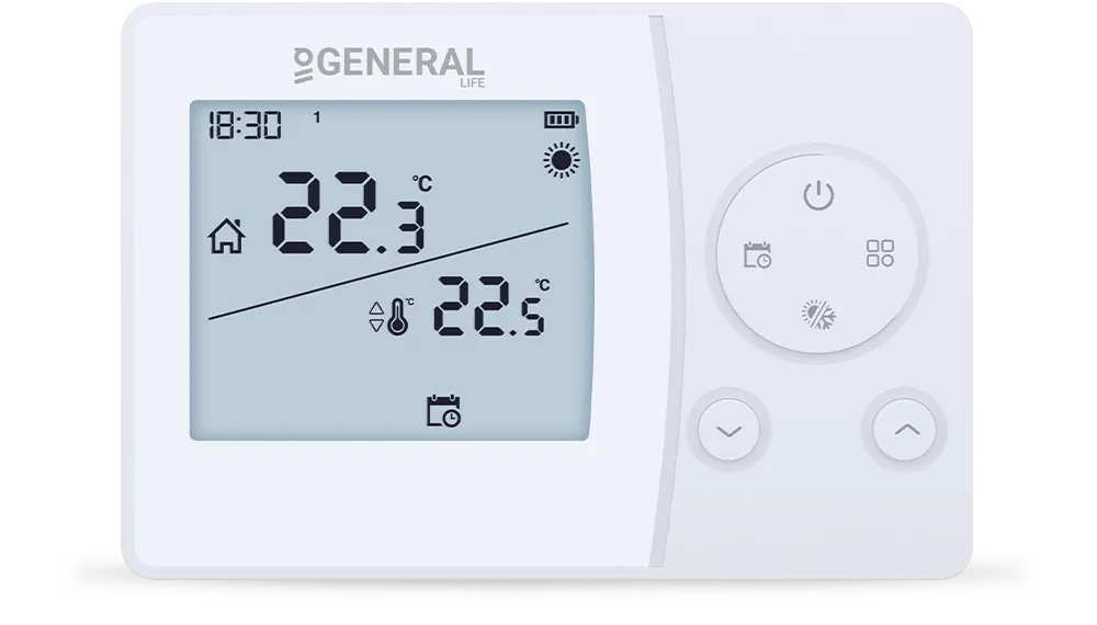 SENNA HT300S RF Wireless Room Thermostat - White