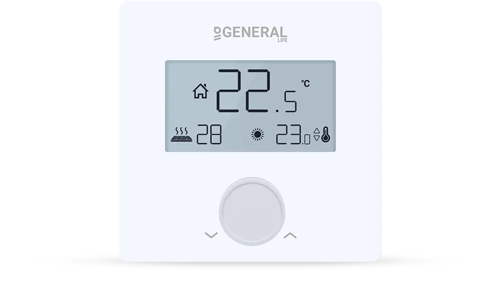 THERMA FH26S Underfloor Heating Thermostat - White