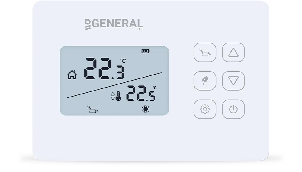 THERMA HT280S RF Wireless Room Thermostat - White