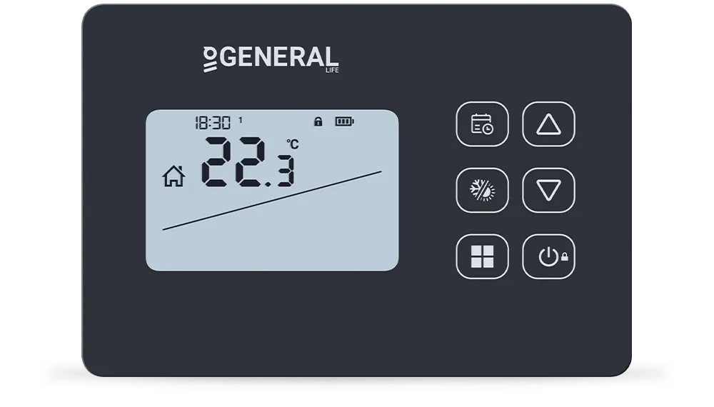 THERMA HT330S SMART Room Thermostat - Black