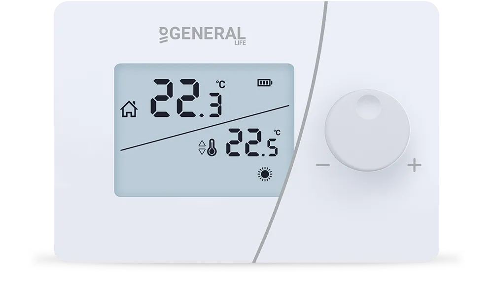 CERES HT260S RF Kablosuz Oda Termostatı - Beyaz
