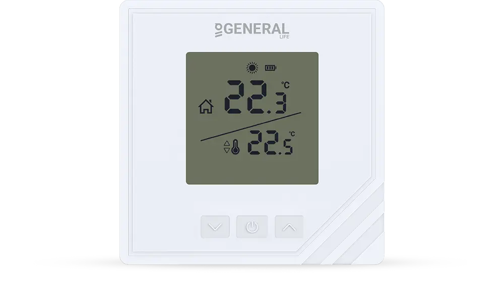 MITRA HT15 Kablolu Oda Termostatı - Beyaz