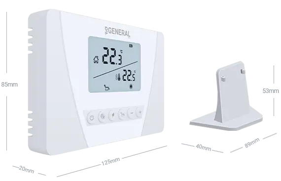 HT270S RF БЕСПРОВОДНОЙ КОМНАТНЫЙ ТЕРМОСТАТ