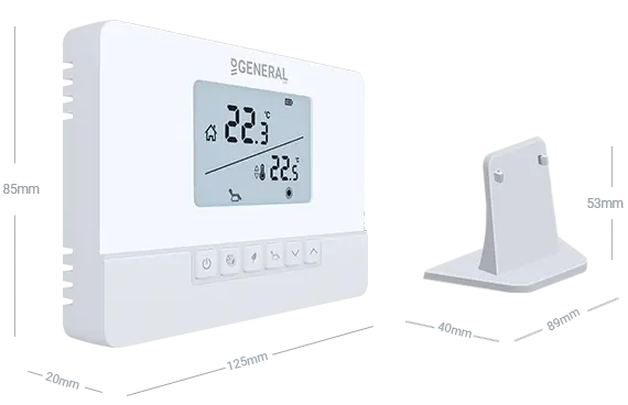 HT270S RF БЕСПРОВОДНОЙ КОМНАТНЫЙ ТЕРМОСТАТ