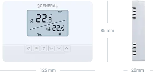HT270S ПРОВОДНОЙ КОМНАТНЫЙ ТЕРМОСТАТ