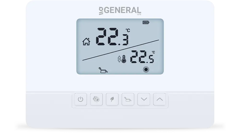 HT270S RF БЕСПРОВОДНОЙ КОМНАТНЫЙ ТЕРМОСТАТ